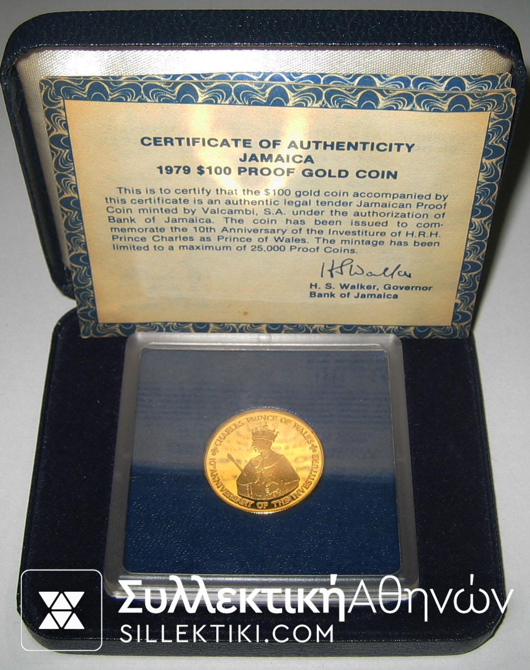 Jamaica 100 Dollars 1979